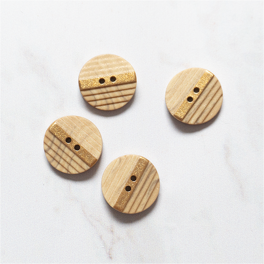 BOUTON IMITATION BOIS 20mm